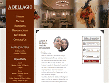 Tablet Screenshot of abellagio.com